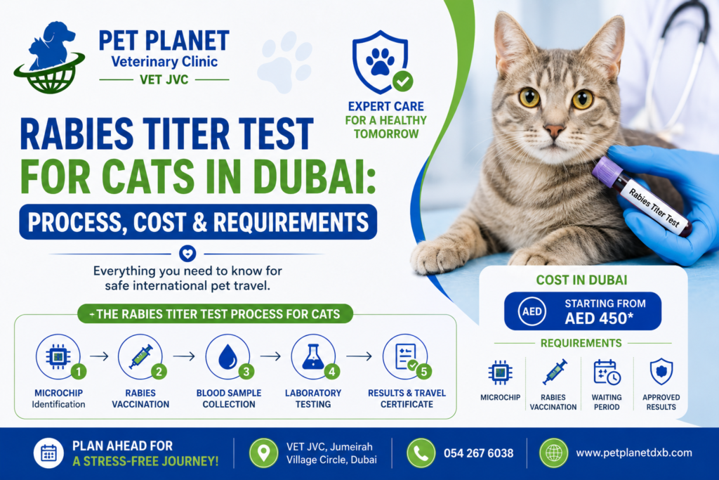rabies titer test for cats in Dubai