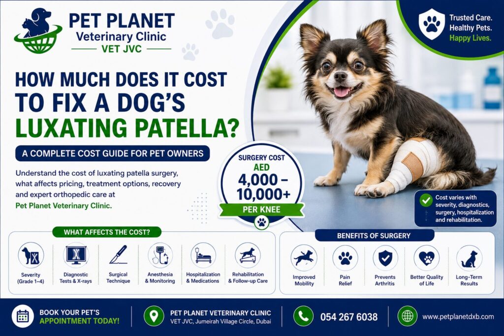 Cost to Fix a Dog's Luxating Patella