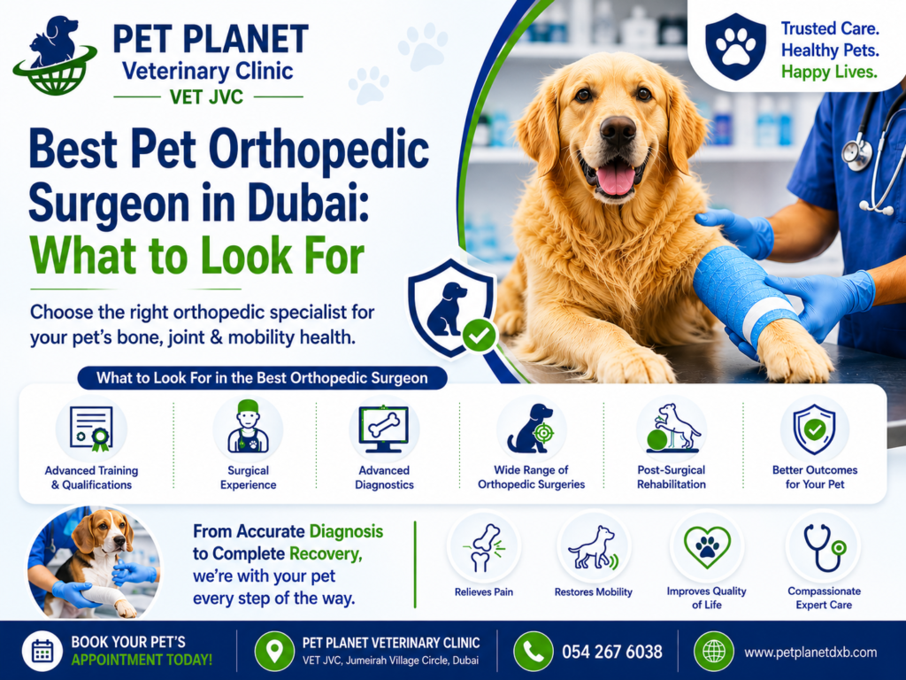 Pet Orthopedic Surgeon in Dubai