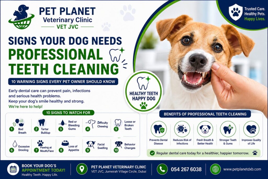 Signs your dog needs dental care