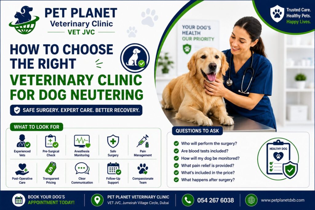 Choose a Veterinary Clinic for Dog Neutering